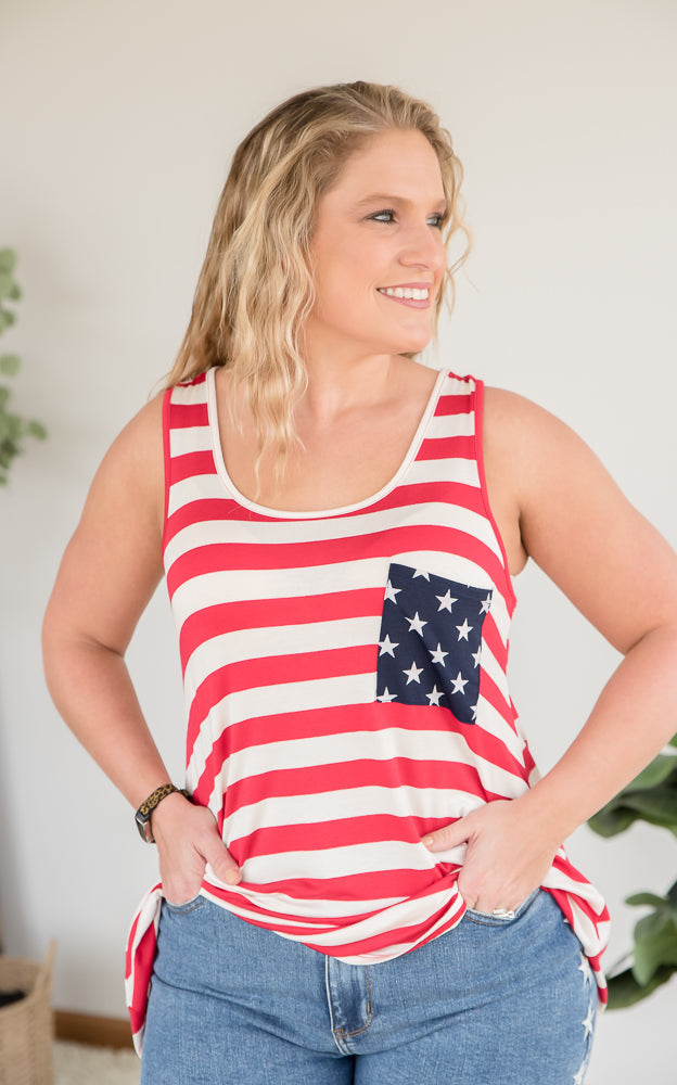 Patriotic Pocket Tank