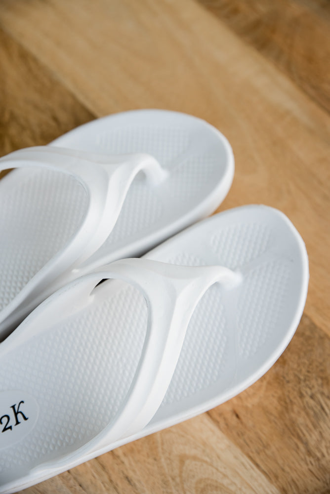 Feel the Joy Sandals in White