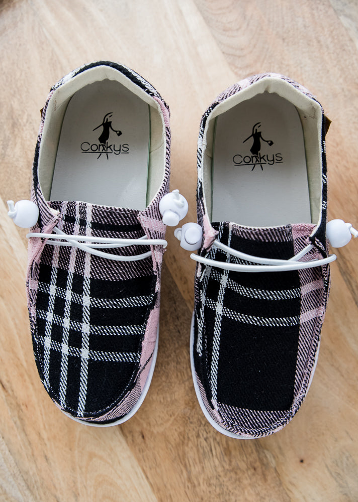 My Kayak Slides in Pink Flannel