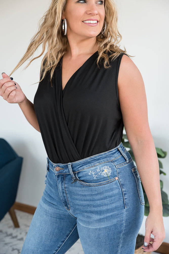 Any Time Bodysuit in Black