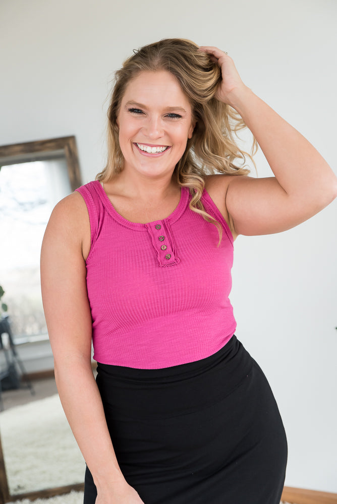 It's a Certain Thing Tank in Neon Pink