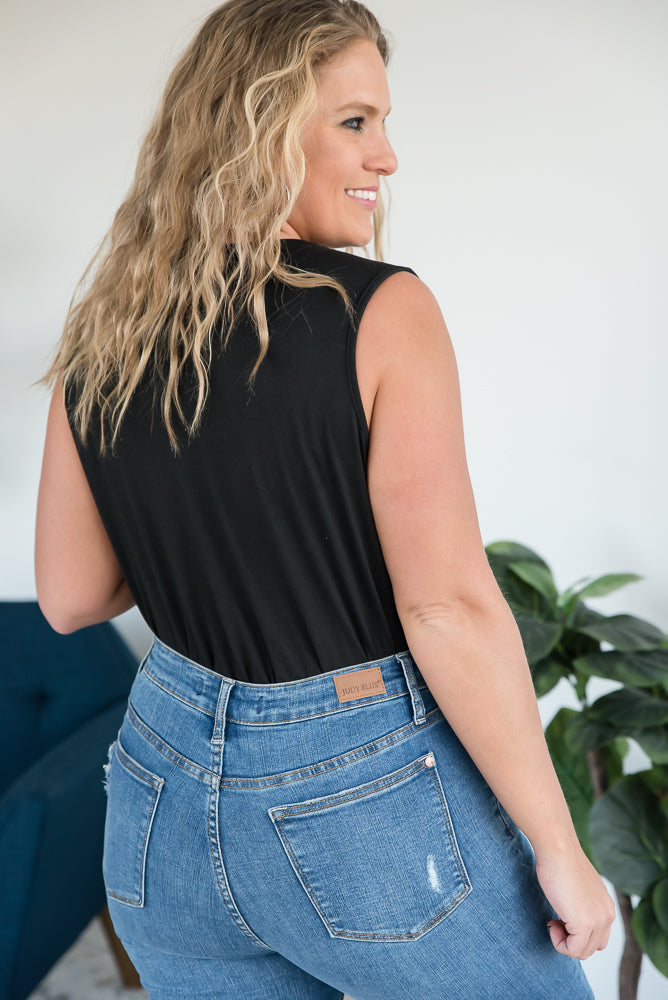 Any Time Bodysuit in Black