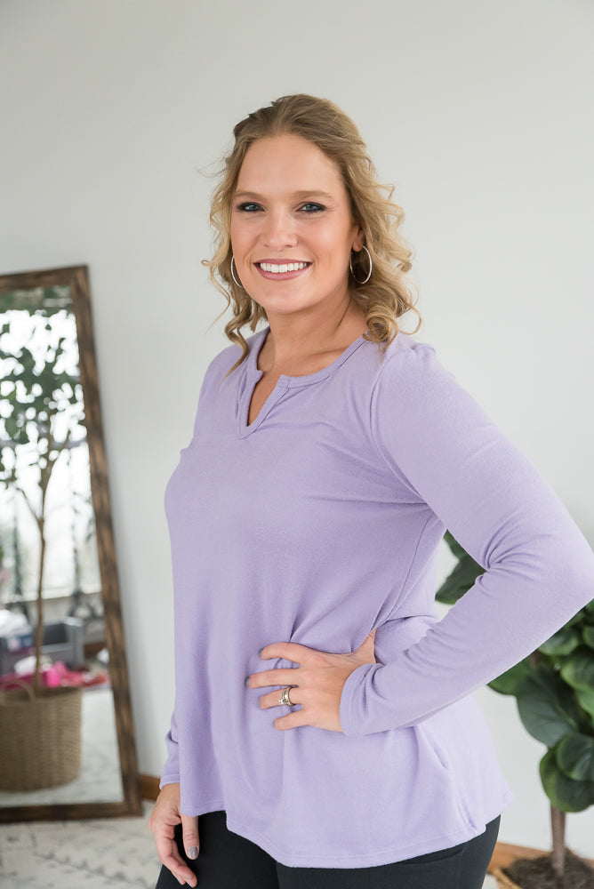 A Notch Above Top in Lilac