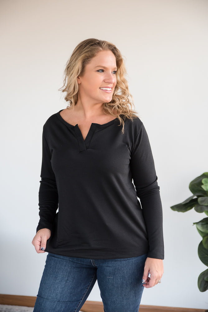 Knowing You Top in Black