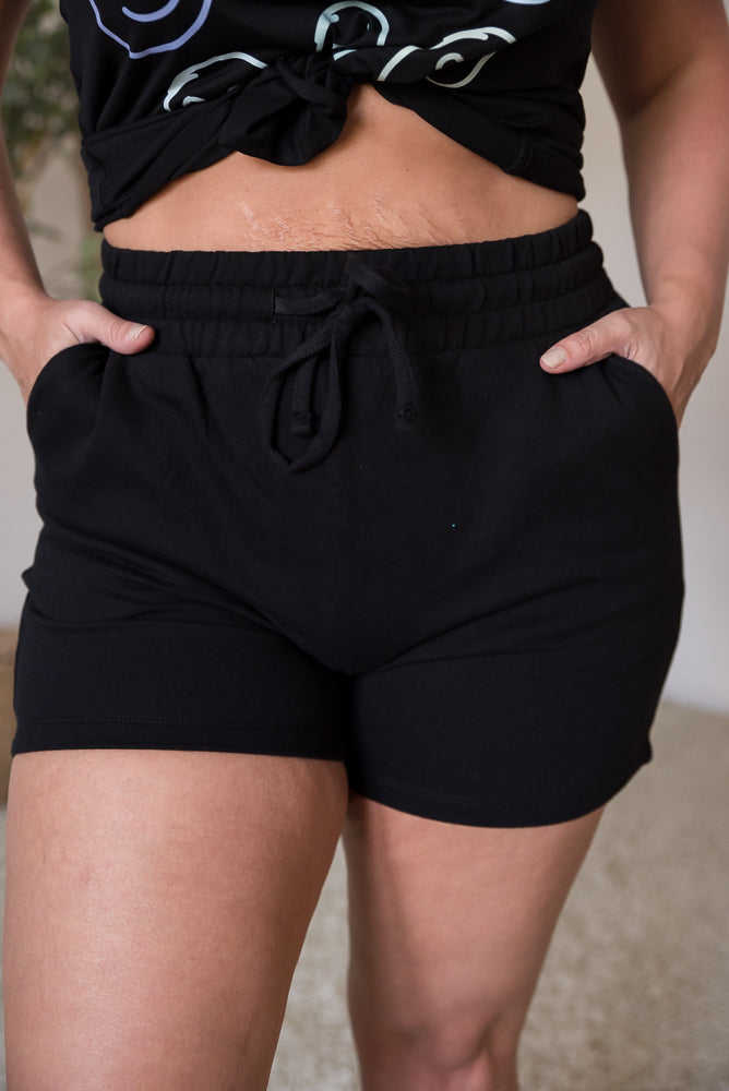 Wear Anytime Shorts in Black