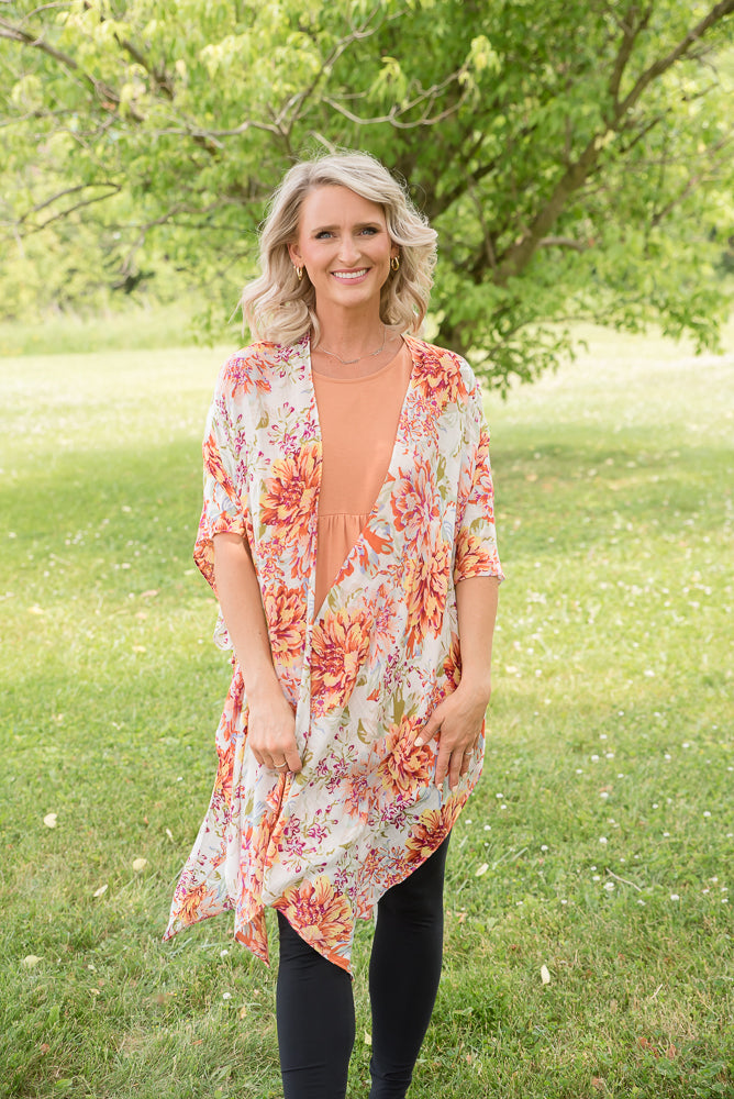 Wild Marigold Kimono