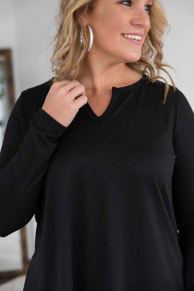 A Notch Above Top in Black