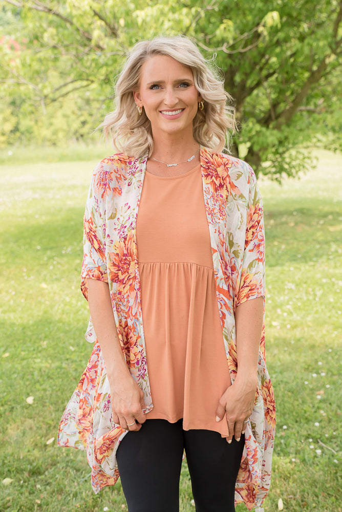 Wild Marigold Kimono