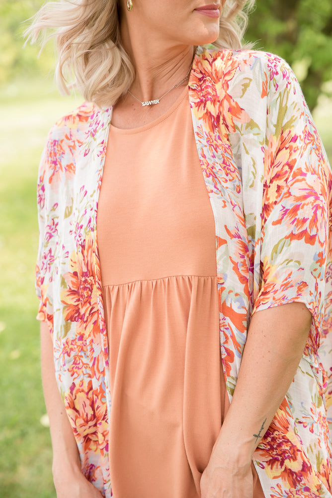 Wild Marigold Kimono