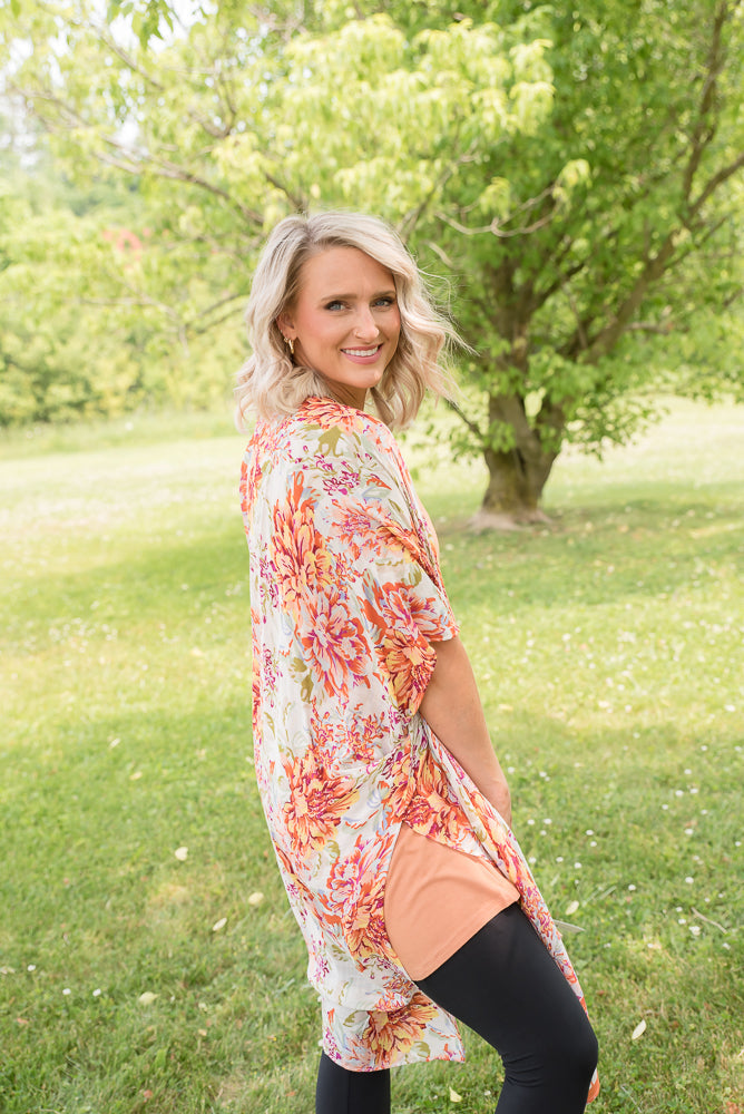Wild Marigold Kimono