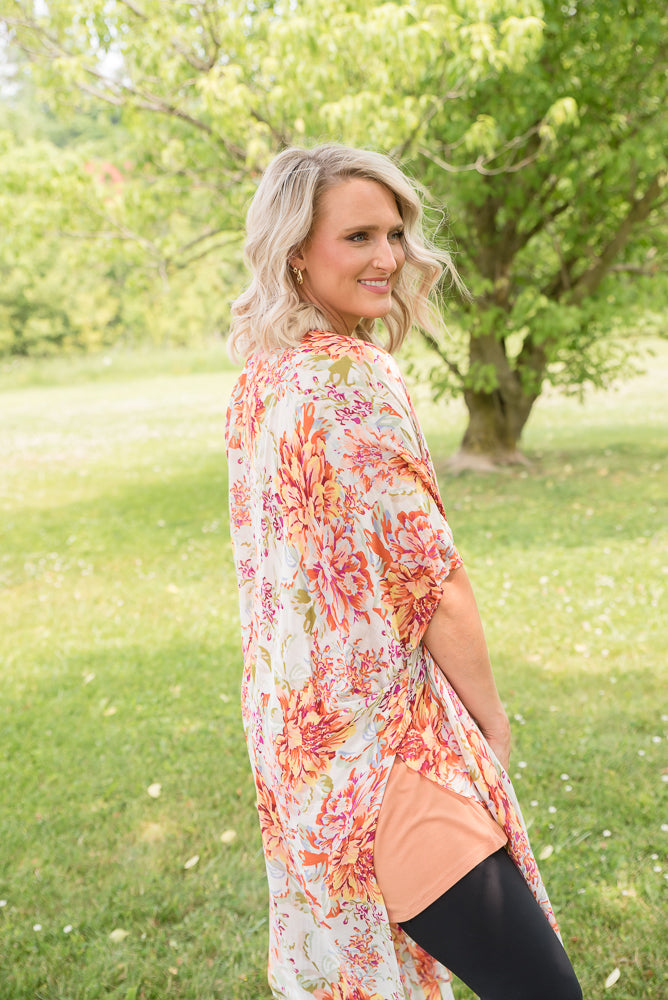 Wild Marigold Kimono