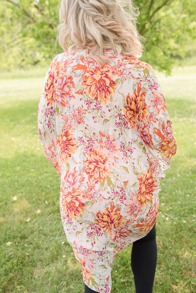 Wild Marigold Kimono