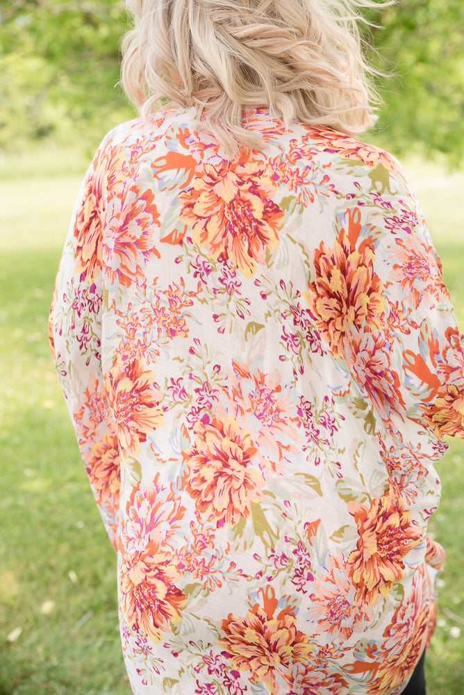 Wild Marigold Kimono