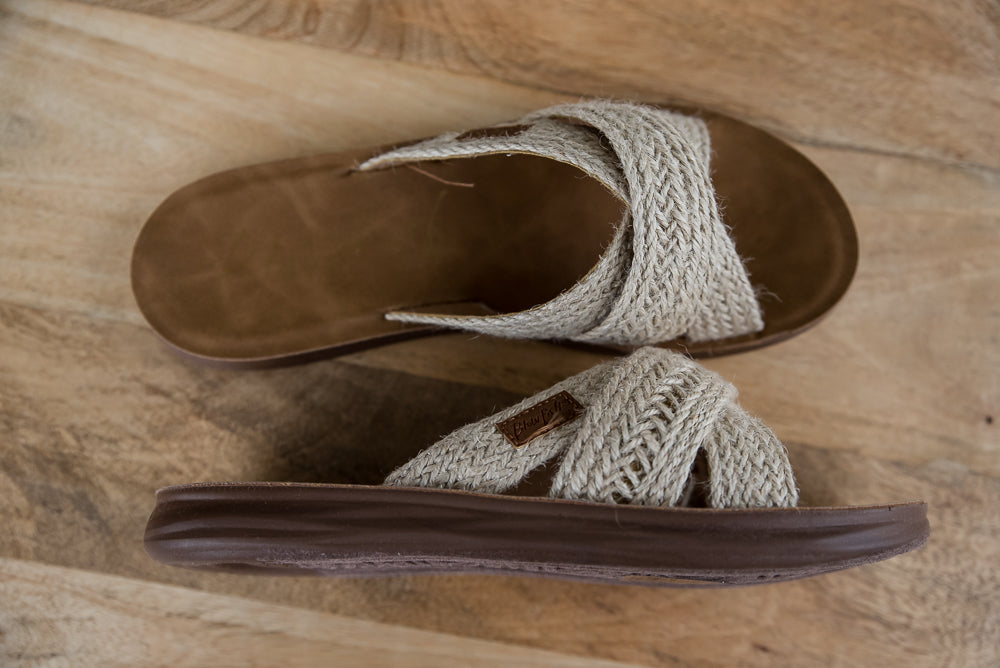 Show Sandal in Natural Jute