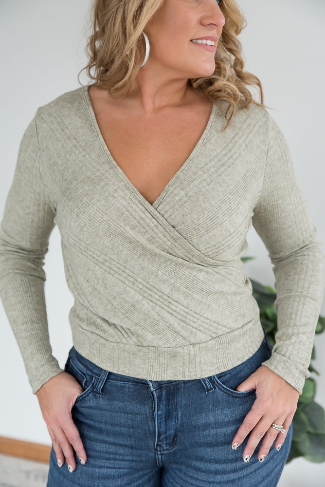 Need Your Love Top in Sage