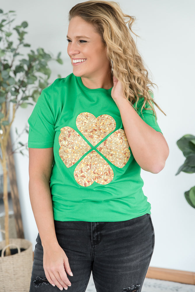Shamrock Sparkles Graphic Tee