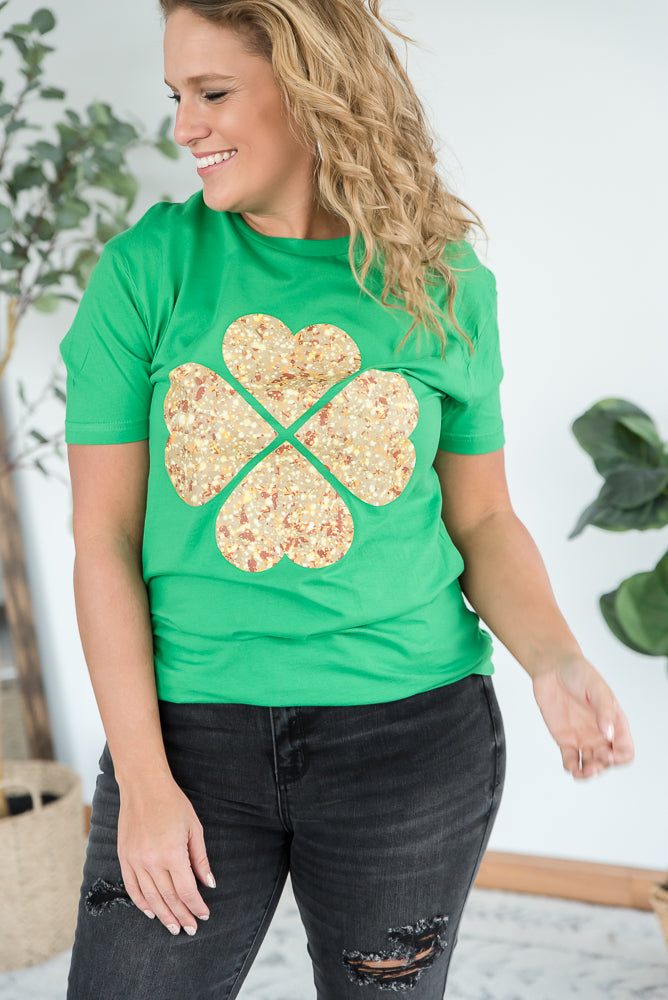 Shamrock Sparkles Graphic Tee