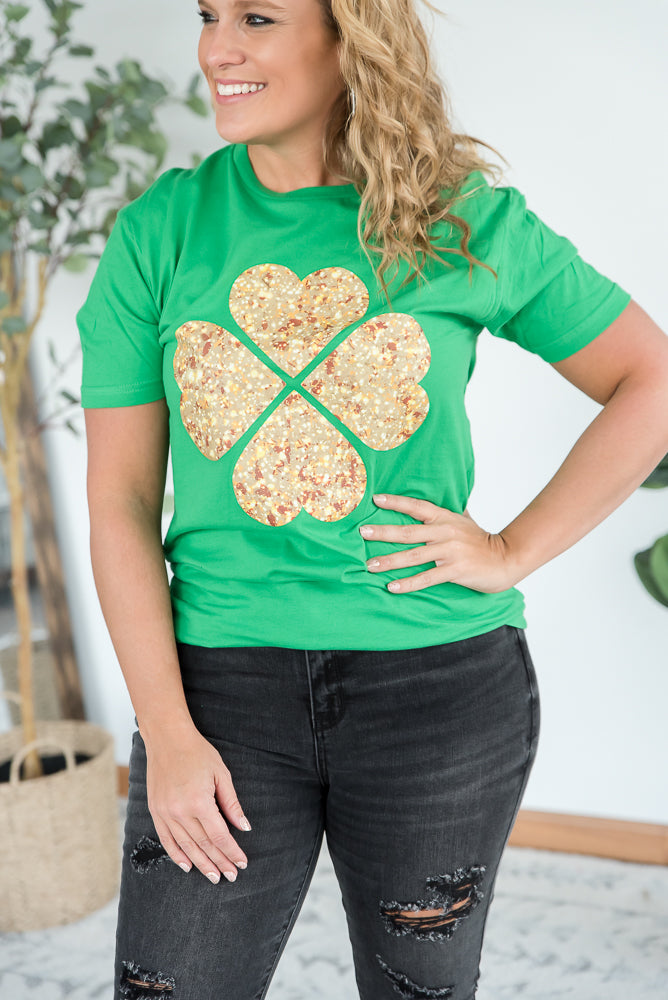 Shamrock Sparkles Graphic Tee