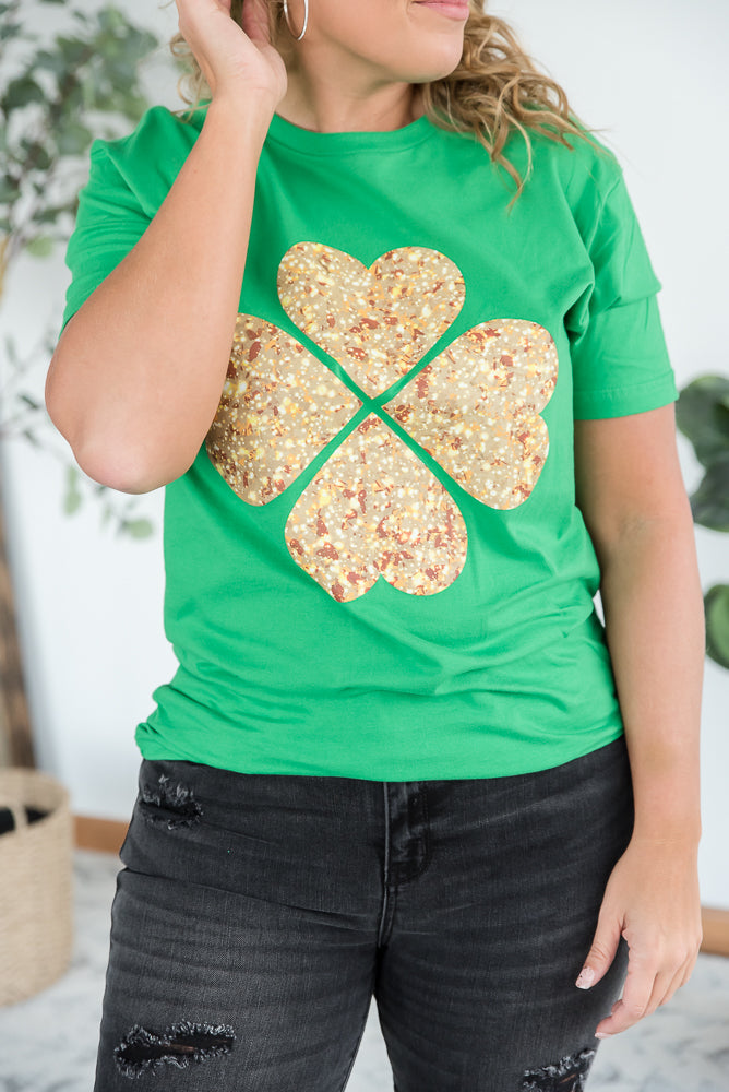 Shamrock Sparkles Graphic Tee