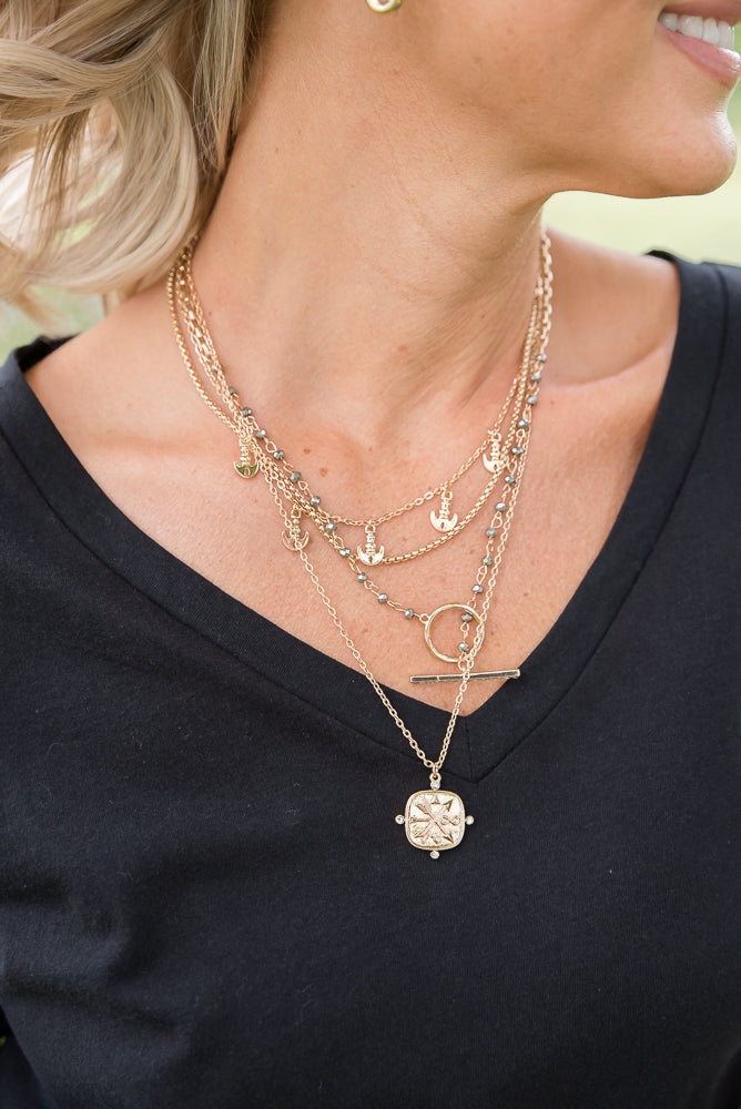 A New Direction Layered Necklace