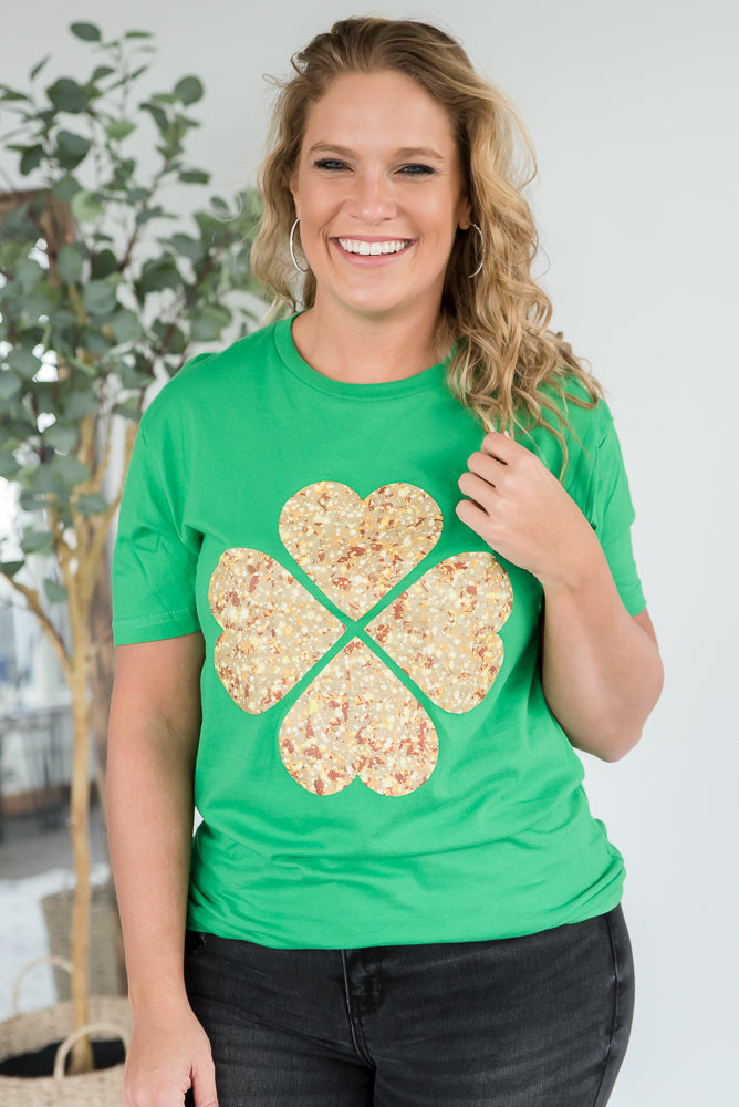 Shamrock Sparkles Graphic Tee