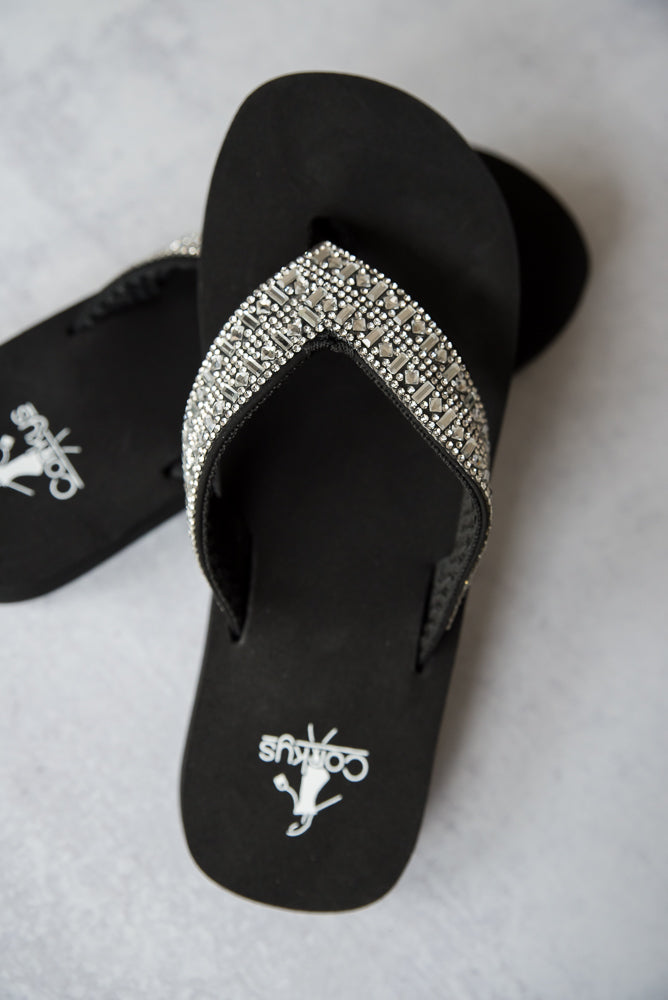 Hibiscus Sandals in Crystal Clear