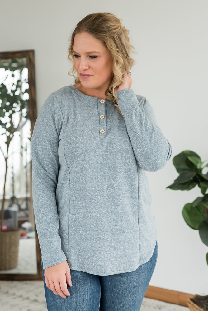Ready for Adventure Top in Light Blue