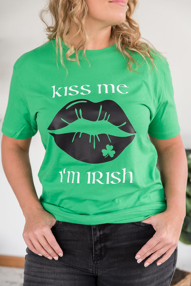 Kiss Me I'm Irish Graphic Tee