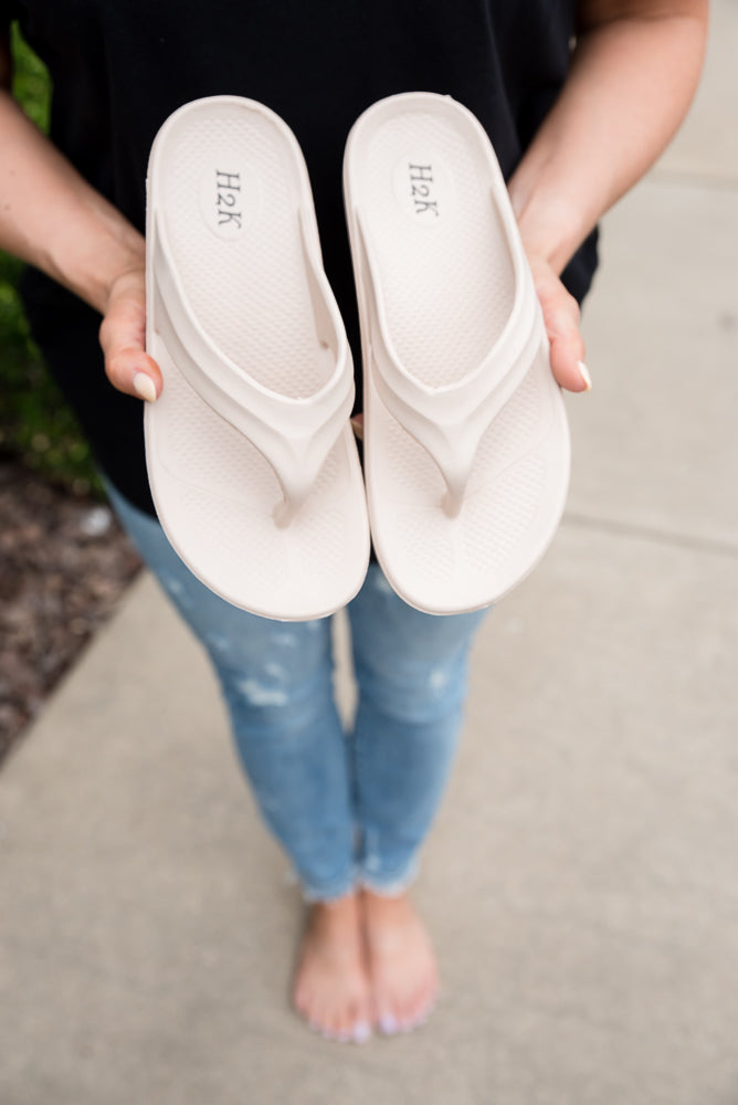 Feel the Joy Sandals in Nude