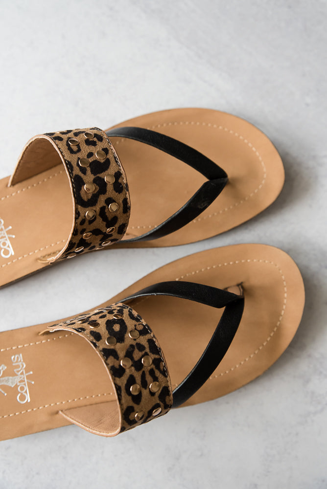 Good Luck Sandals in Leopard