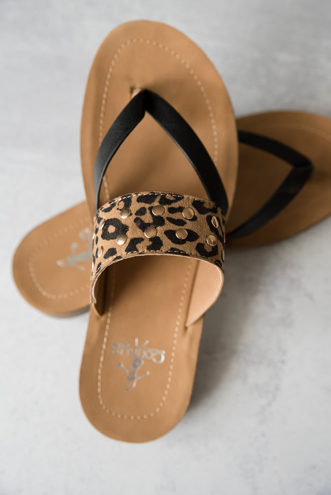 Good Luck Sandals in Leopard