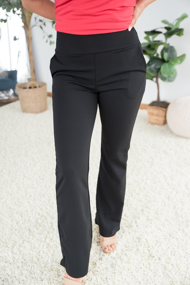Dare to Flare Pants in Black