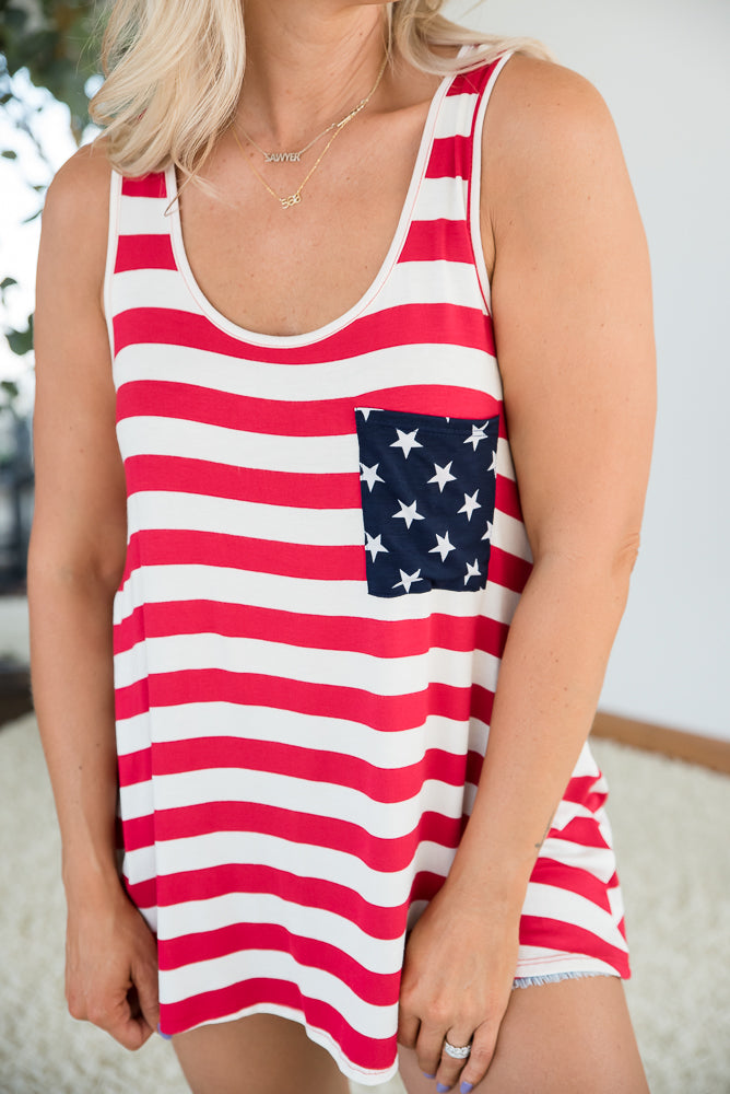 Patriotic Pocket Tank