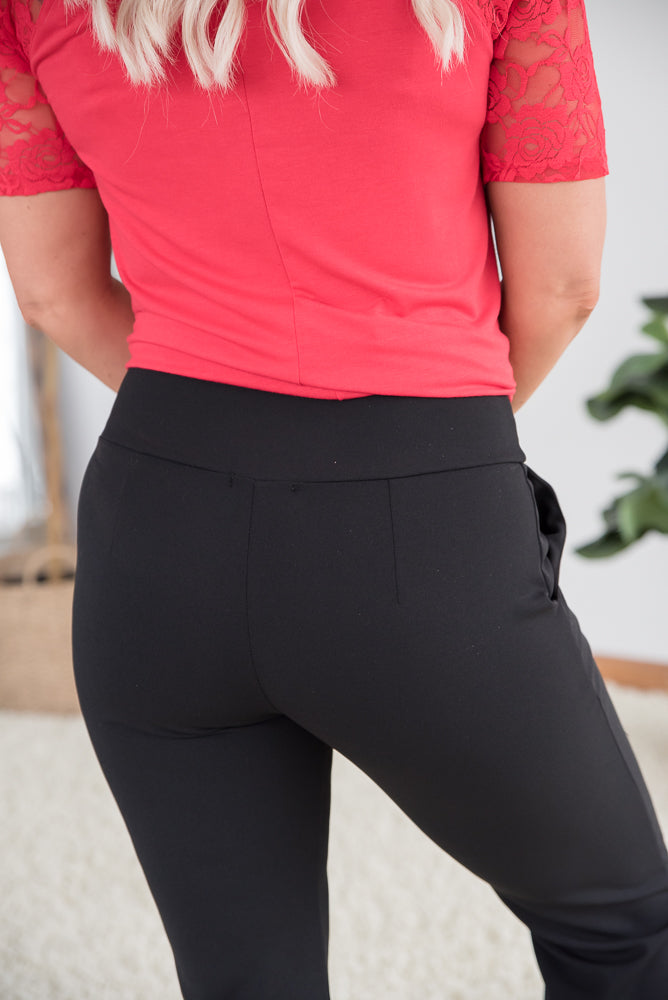 Dare to Flare Pants in Black
