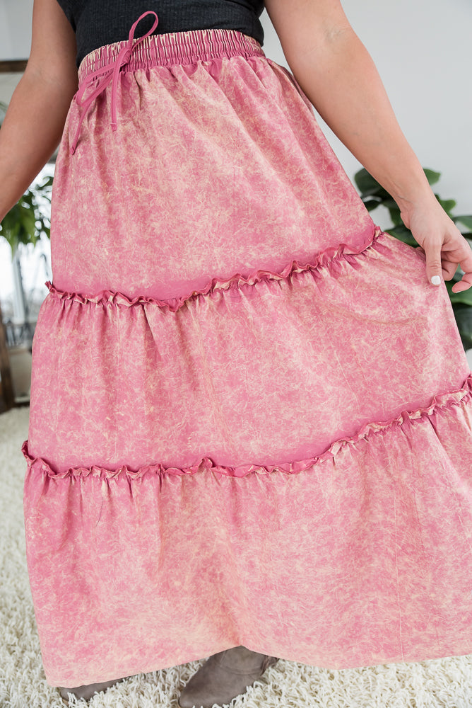 All Worthwhile Skirt in Rose