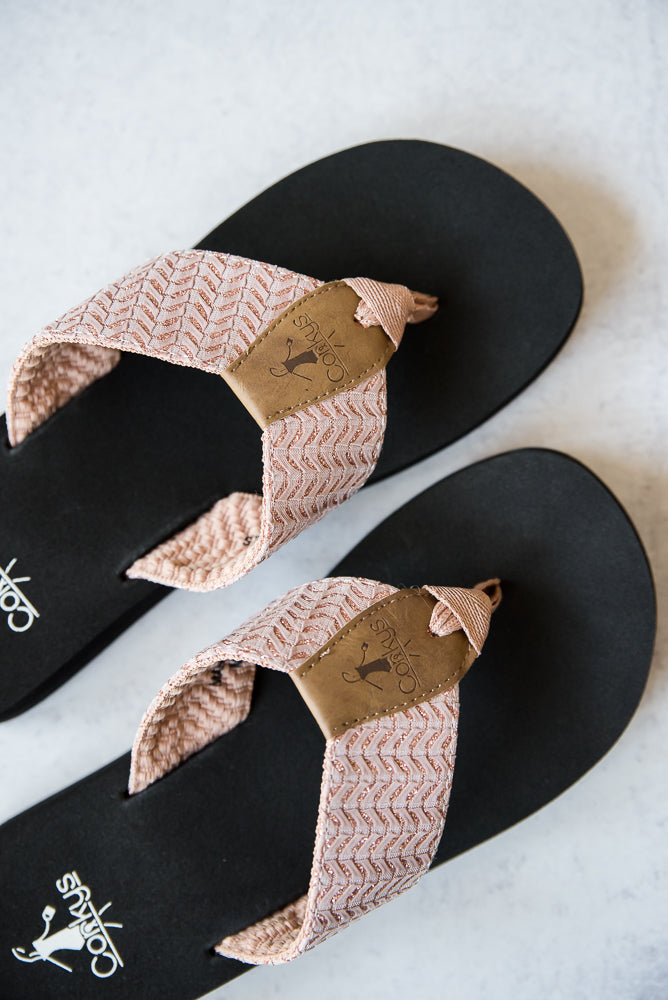 Lakeside Sandals in Blush