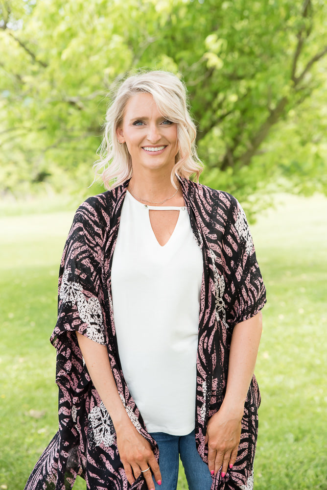 Dancing with the Zebras Kimono