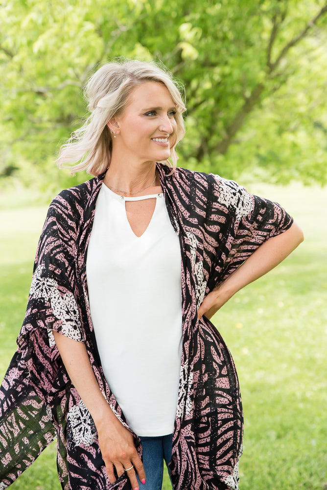 Dancing with the Zebras Kimono