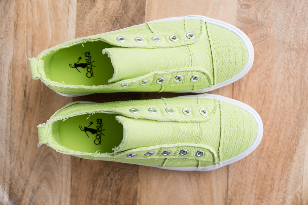 My Lime Green Babalu Shoes