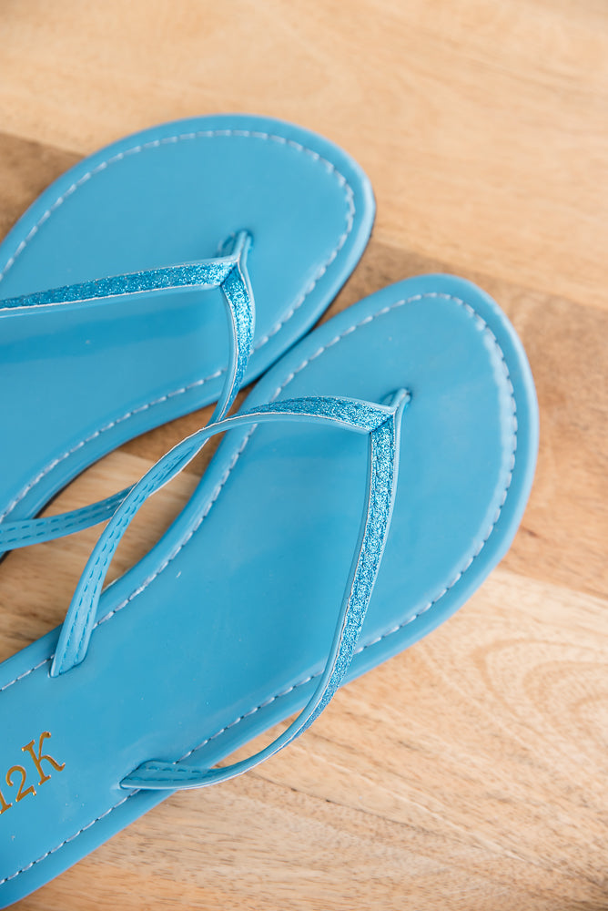 Sassy Sandals in Turquoise