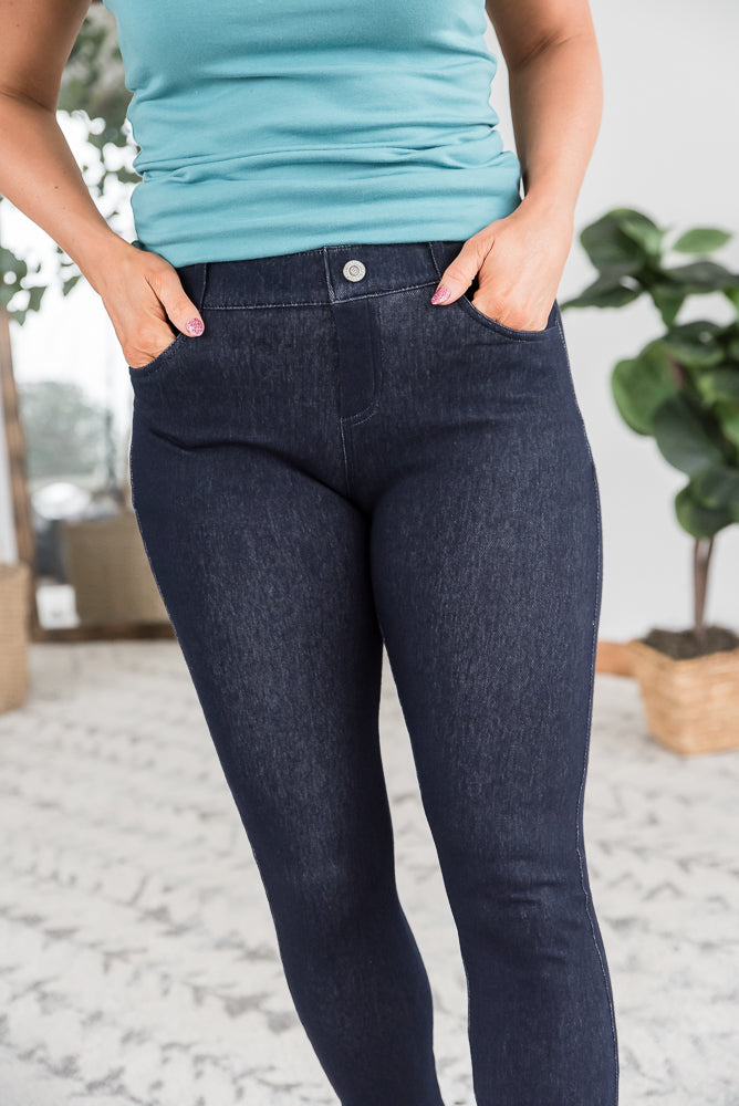 No Doubts Navy Jeggings