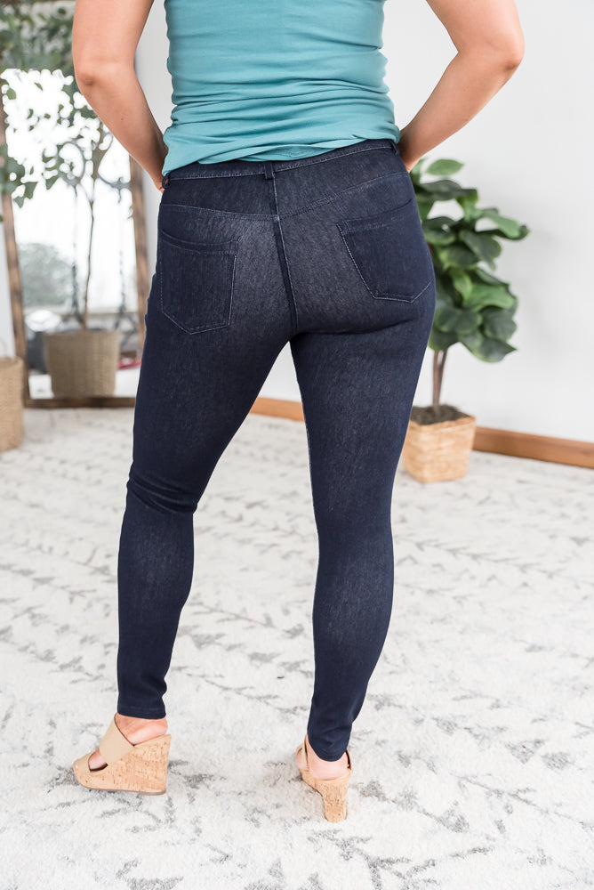 No Doubts Navy Jeggings