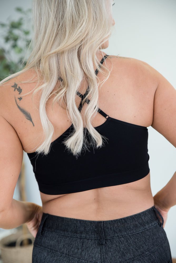 Show Your Support Black Bralette