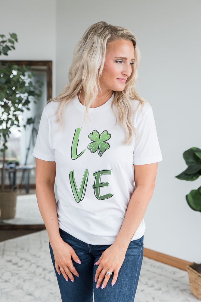Lucky in Love Graphic Tee