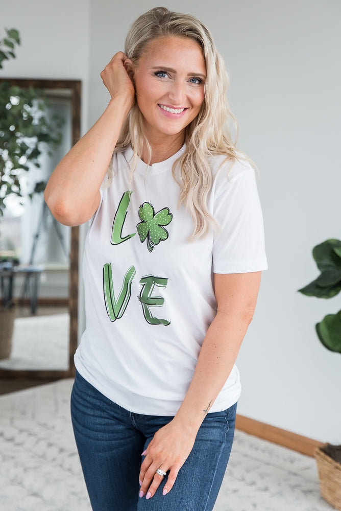Lucky in Love Graphic Tee