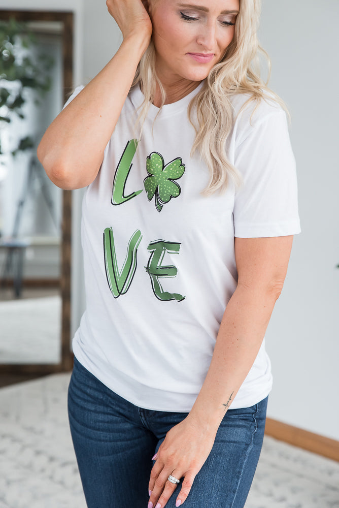 Lucky in Love Graphic Tee