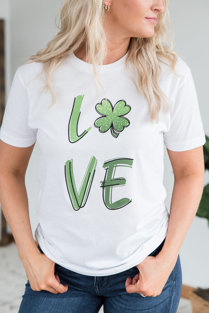 Lucky in Love Graphic Tee