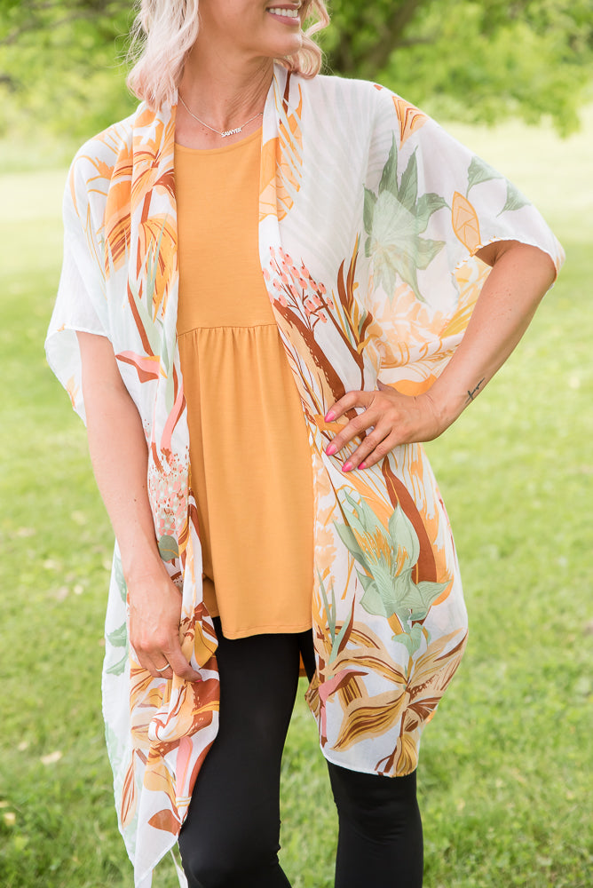 Take the Scenic Route Kimono