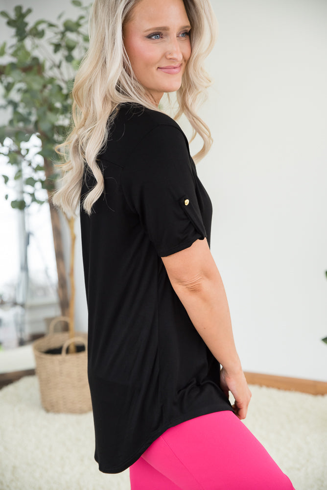 Counting on You Top in Black