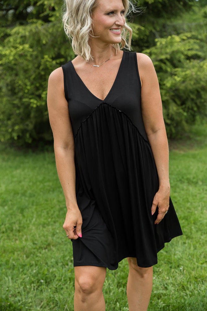 Better than Yesterday Dress in Black